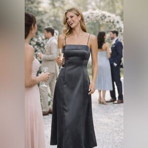 Vera Wang Square Neck Maxi Dress | Elegant Evening Gown | Size S / US 4